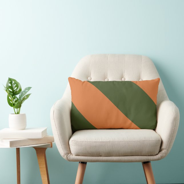 Cojín Lumbar Naranja armonioso Verde (Silla)