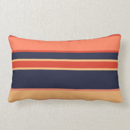 Cojín Lumbar Naranja de mango de coral de la marina moderna mos