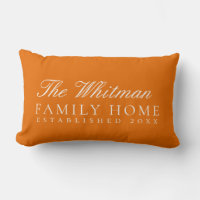 Naranja del hogar familiar White