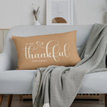 Naranja personalizado agradecido otoño