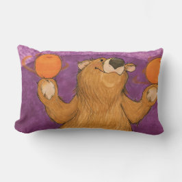 Cojín Lumbar Naranjas de giro/almohada del oso