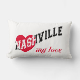 Cojín Lumbar Nashville mi amor