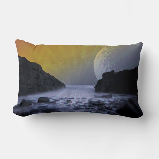 COJÍN LUMBAR NATURALEZA DEL SOL DE LA LUNA DE LA COSTA DE LA CO (Anverso)