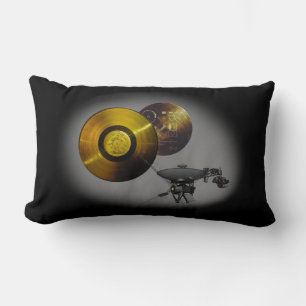 Cojín Lumbar Nave espacial de la Voyager y récord dorado a 40 a