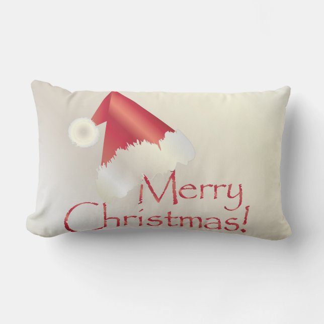 Cojín Lumbar Navidad de oro blanco (Anverso)