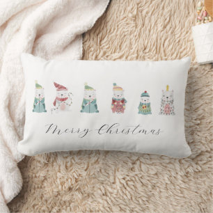 Cojín Lumbar Navidades Bears Feliz Navidad