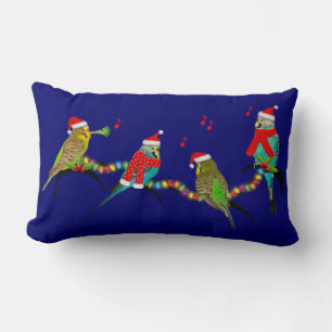 Cojín Lumbar Navidades Budgie Frenzy Pillow (Armada)