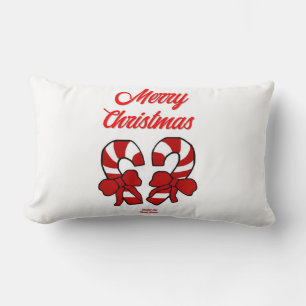 Cojín Lumbar Navidades Candy Canes Lumbar Pillow