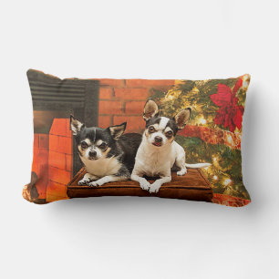 Cojín Lumbar Navidades de Chihuahua