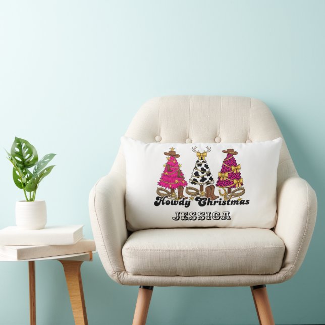 Cojín Lumbar Navidades de Howdy Pillow - Decoración occidental  (Silla)