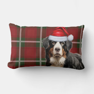Cojín Lumbar Navidades de los amantes de las mascotas Bernese M