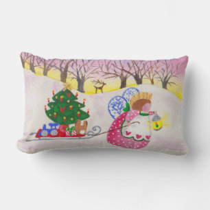 Cojín Lumbar Navidades de Woodland Eve pillow