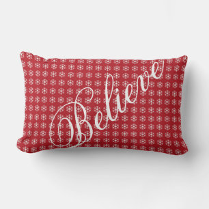 Cojín Lumbar Navidades decorativos copan nieve creen feriado