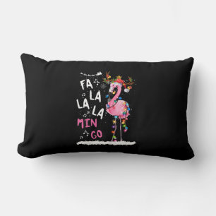 Cojín Lumbar Navidades - Fa-La-Mingo Flamingo Con Navidades