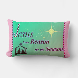 Cojín Lumbar Navidades Jesús es la razón por la que el Pillow