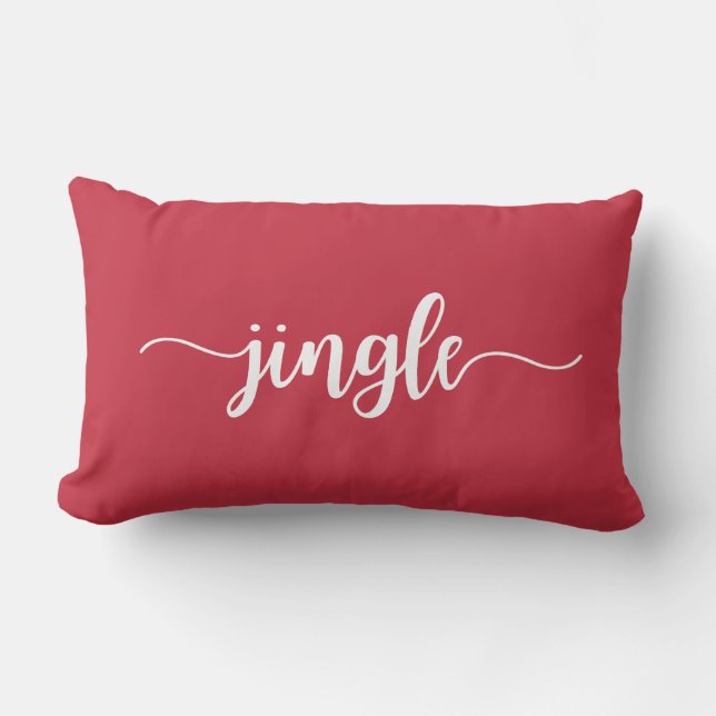 Cojín Lumbar Navidades JINGLE Lumbar Pillow (Anverso)