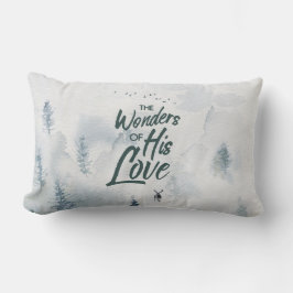 Cojín Lumbar Navidades Maravillas religiosas de sus bendiciones
