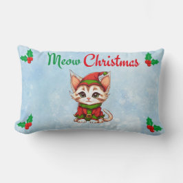Cojín Lumbar Navidades Meow