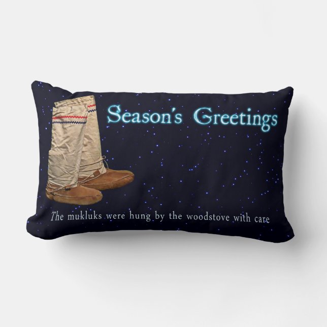 Cojín Lumbar Navidades Mukluks (Anverso)