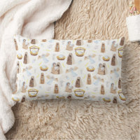Navidades Noche Santa Lumbar Lumbar Pillow Religio