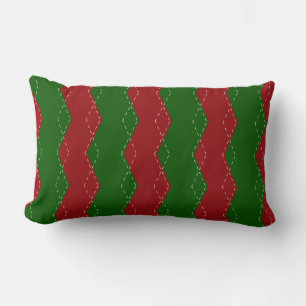 Cojín Lumbar Navidades rojos y verdes clásicos
