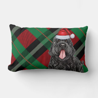 Cojín Lumbar Navidades Rusia: Juegan en festividad de perro de 