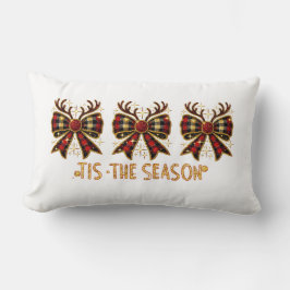 Cojín Lumbar Navidades Sopla Arcos Rojos