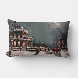 Cojín Lumbar Navidades victorianos Fiesta Lumbar Pillow