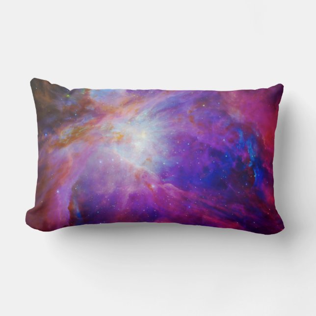 Cojín Lumbar Nebulosa de Orión con tinte rosa (Anverso)