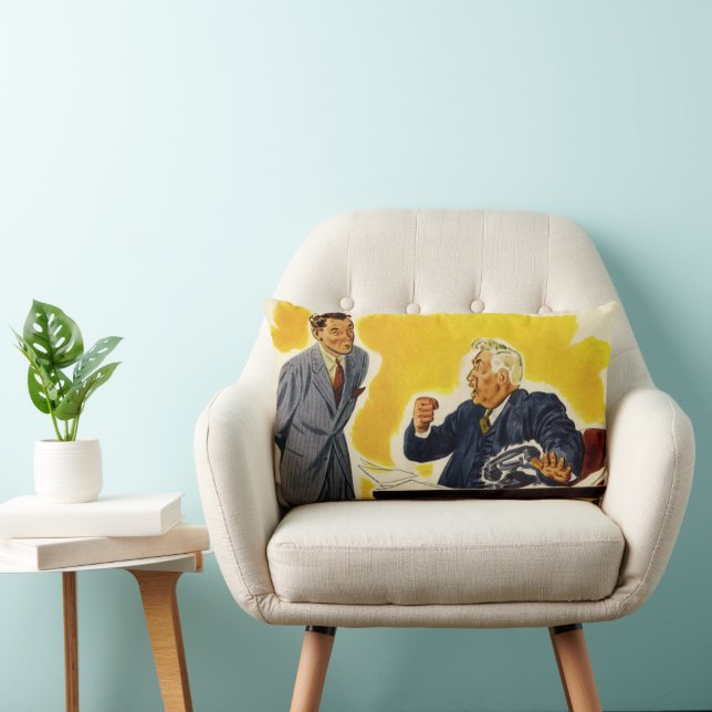 Cojín Lumbar Negocio Antiguo, CEO Loco Ejecutivo Jefe Empleado (Silla)