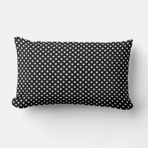 Cojín Lumbar Negro con puntos blancos