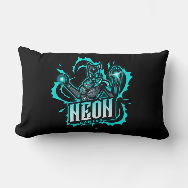 Cojín Lumbar Neon Gaming (Anverso)
