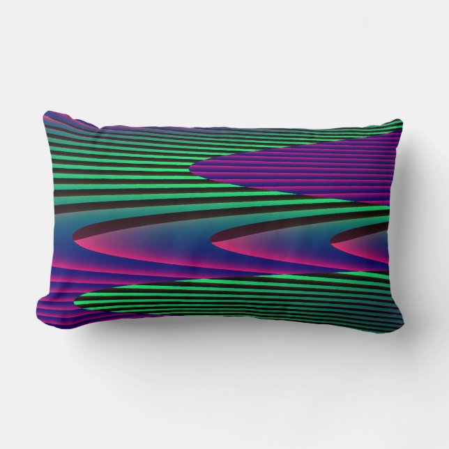 Cojín Lumbar Neon Seas Pillow (Anverso)