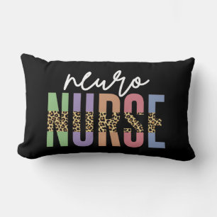 Cojín Lumbar Neuro Nurse cheetah RN apreciación de los regalos