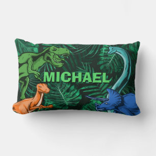 Cojín Lumbar Niños dinosaurios Dino Jurassic Trex Boy personali
