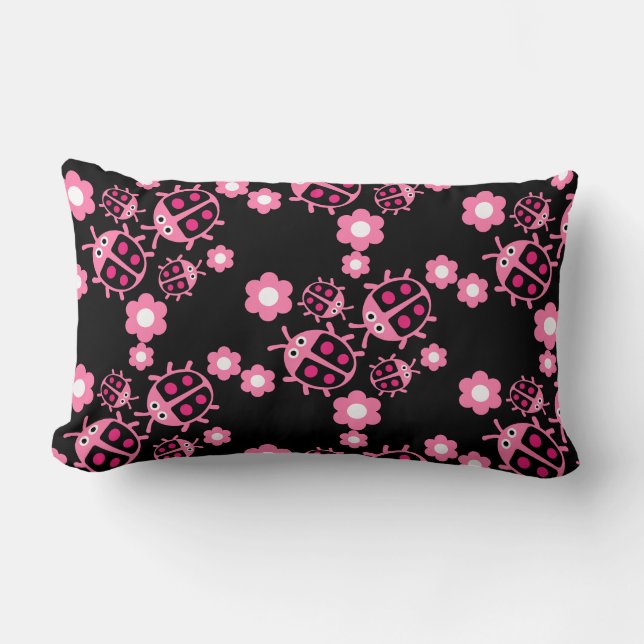 Cojín Lumbar Niños mariquita Coccinellidae  (Anverso)