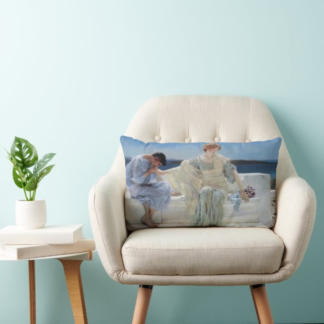 Cojín Lumbar No más preguntas por Sir Lawrence Alma Tadema (Silla)