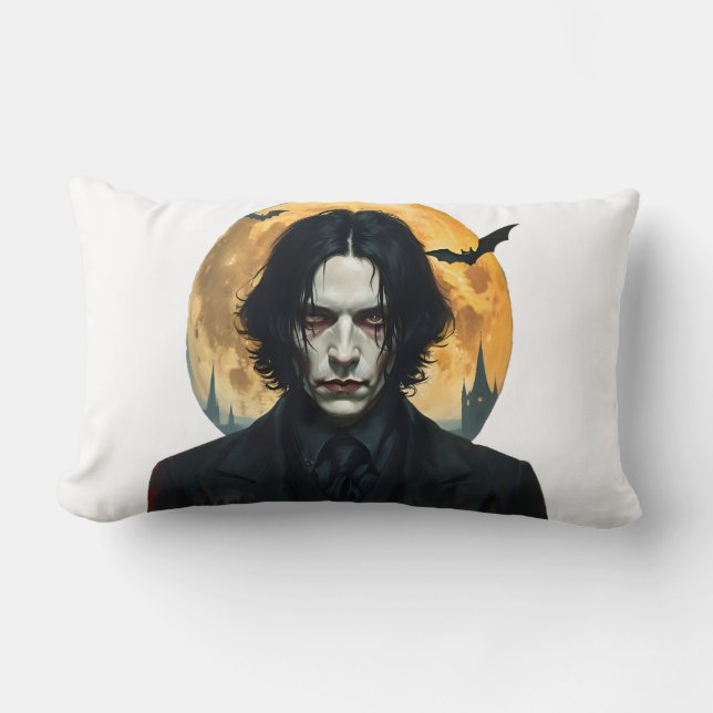 Cojín Lumbar Noche de Halloween - Levantamiento de vampiros (Anverso)