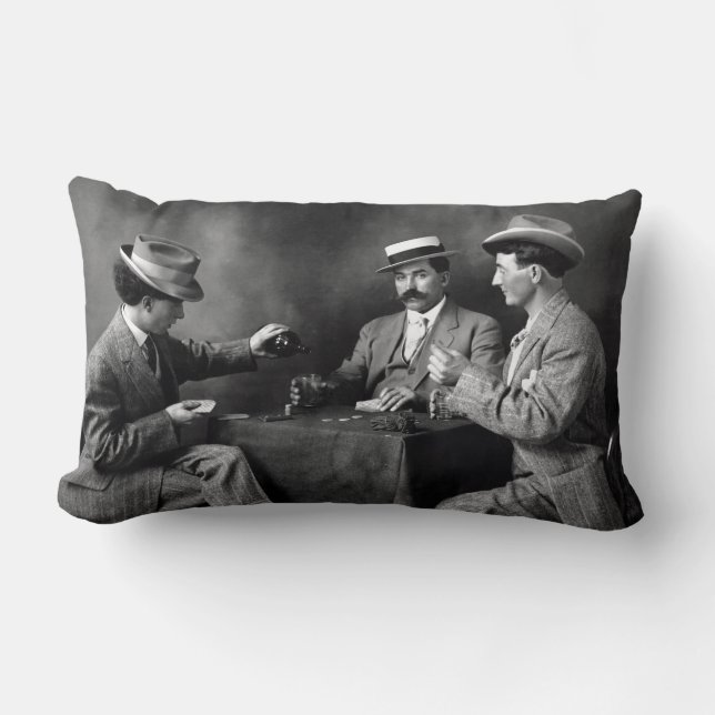 Cojín Lumbar Noche de los chicos de época (Anverso)