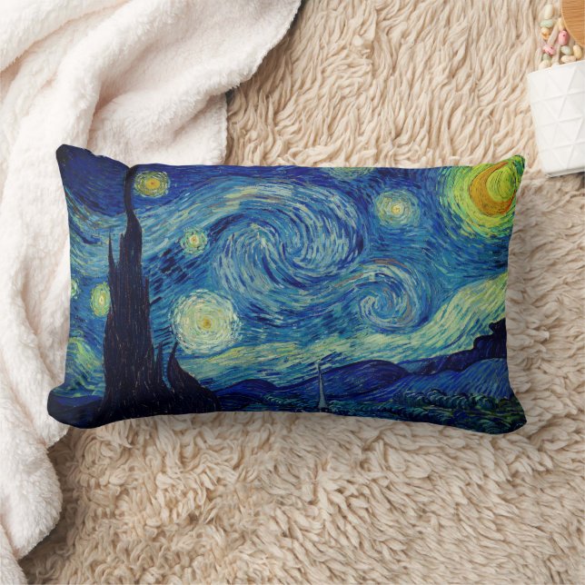 Cojín Lumbar Noche Van Gogh Starry (Manta)