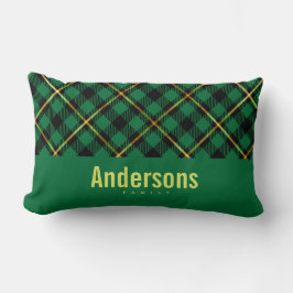 Cojín Lumbar Nombre de familia personalizado de juego de búfalo