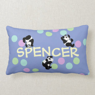 Cojín Lumbar Nombre de Pandas de reproducción