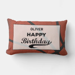 Cojín Lumbar Nombre personalizado Baloncesto Cumpleaños Gran Bo