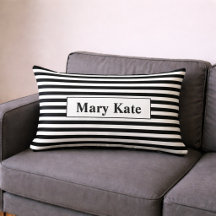 Nombre personalizado Bandas negras/blancas