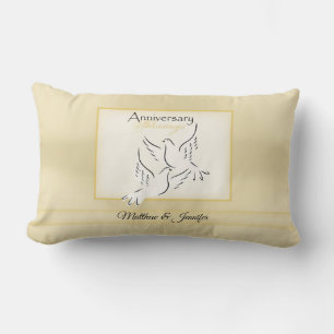 Cojín Lumbar Nombre personalizado, bendiciones de aniversario d