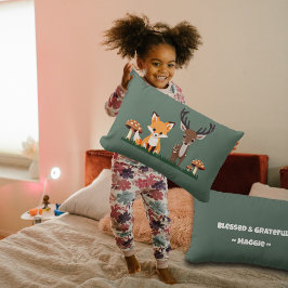 Cojín Lumbar Nombre personalizado de los singulares bosques de