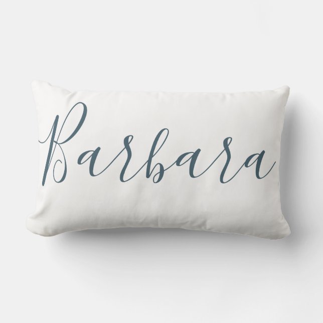 Cojín Lumbar Nombre personalizado del personalizado (Anverso)