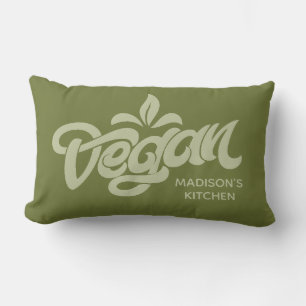 Cojín Lumbar Nombre personalizado Vegan