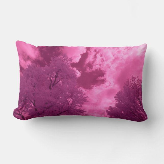 Cojín Lumbar Nube de infrarrojos Pinkish Hues (Anverso)