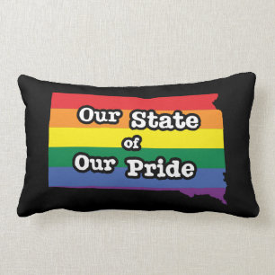 Cojín Lumbar Nuestro estado de orgullo Dakota del Sur